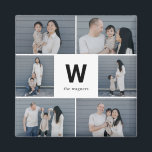 Vet Monogram Bewerkbare Kleur Moderne Fotomagneet Magneet<br><div class="desc">Fotogeschenken maken de beste cadeautjes! Eenvoudig aangepast met jouw tekst en/of foto('s) voor een aangepast uiterlijk. Ontworpen door: Berry Berry Sweet. Uitzicht meer design op www.berryberrysweet.com</div>