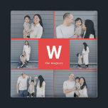 Vet Monogram Bewerkbare Kleur Moderne Fotomagneet Magneet<br><div class="desc">Fotogeschenken maken de beste cadeautjes! Eenvoudig aangepast met jouw tekst en/of foto('s) voor een aangepast uiterlijk. Ontworpen door: Berry Berry Sweet. Uitzicht meer design op www.berryberrysweet.com</div>