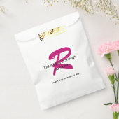 Vet monogram | Bruiloft bruids snoepjes & goodies Bedankzakje (Gezegeld)