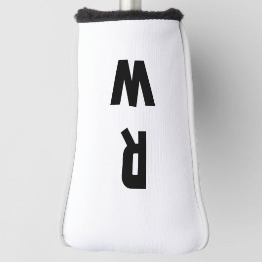 Vet monogram golfheadcover (Draai 90)