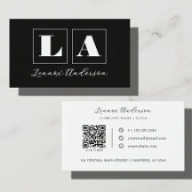 Vet Monogram QR Code Bedrijf