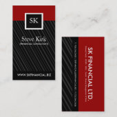 Vet Monogram Visitekaartje (Voorkant / Achterkant)