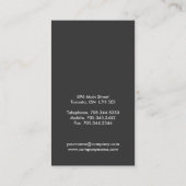 Vet Monogram Visitekaartje (Achterkant)