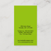 Vet Monogram Visitekaartje (Achterkant)