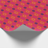 Vet Monogram Vrolijk Blij Cadeaupapier (Hoek)