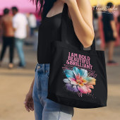 Vet Mooi Briljant Inspirerend Vrouw Quote Tote Bag