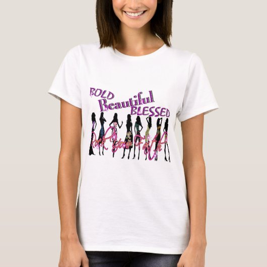 Vet, mooi en versleten t-shirt (Voorkant)