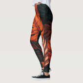 Vet & Mooi: Tropische Leaf Print Leggings (Links)