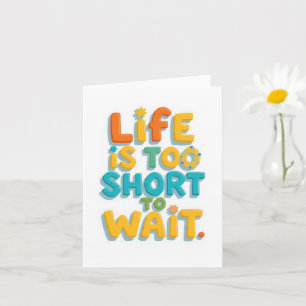 Vet motivatie citaat speelse stijl kaart