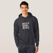 Vet Motivatie Quote Hoodie (Voorkant volledig)
