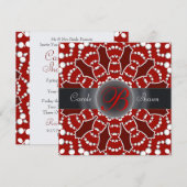 Vet n Alternatief Rood & Wit Weddenschap Kaart (Voorkant / Achterkant)