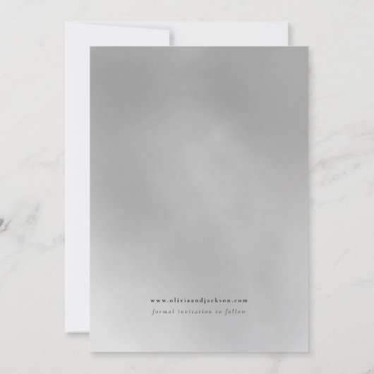 Vet Namen sparen de Aankondiging van de Datum (Achterkant)