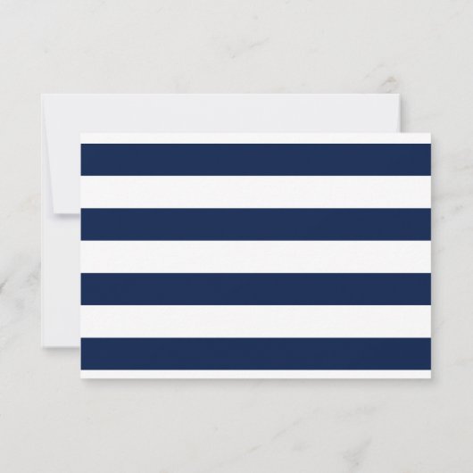 Vet Nautical Theme Navy Stripes (Achterkant)