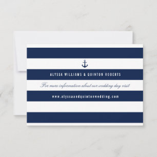 Vet Nautical Theme Navy Stripes