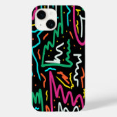 Vet Neon Contrast Party afdrukken Case-Mate iPhone Case (Achterkant)