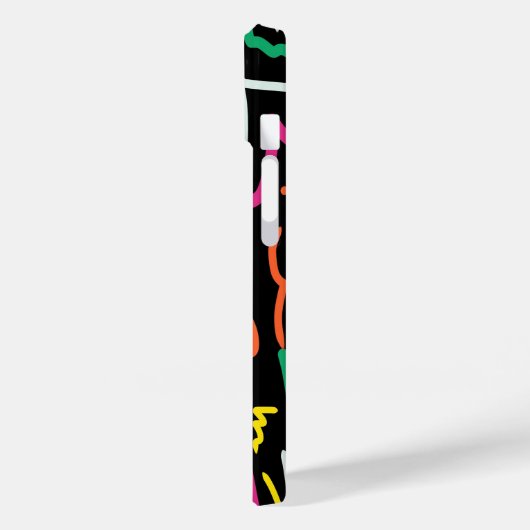 Vet Neon Contrast Party afdrukken Case-Mate iPhone Case (Achterkant / Links)