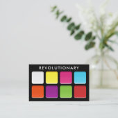 Vet Neon Oogschaduw Make-up Pallete MUA Visitekaartje (Staand voorkant)