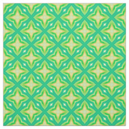 Vet neongroen sterrenpatroon mozaïek stof