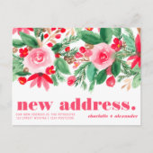 Vet nieuw adres Kerst bewegende aankondiging (Voorkant)