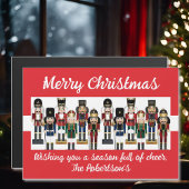 Vet Notenkrakers Custom Text Christmas Magnet Kaar
