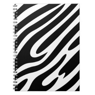 Vet Notitieboek Met Dikke Zebra Strepen