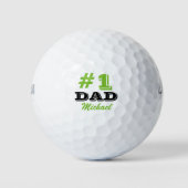 Vet nummer 1 Pap Golfballen (Voorkant)