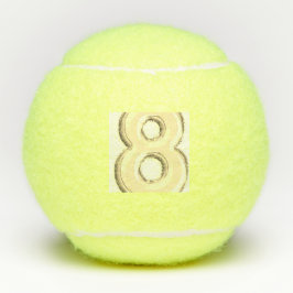 Vet nummer 8 Logo Gedrukt Penn Championship Sport Tennisballen