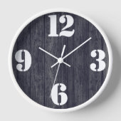 Vet nummer gezicht op rustiek hout (Voorkant)