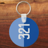 Vet nummerontwerp. sleutelhanger (Voorkant)