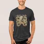 Vet  Octopus Tri-Blend Shirt (Voorkant)