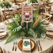 Vet Oerwoud Safari Buffalo Tafelbord Kaart