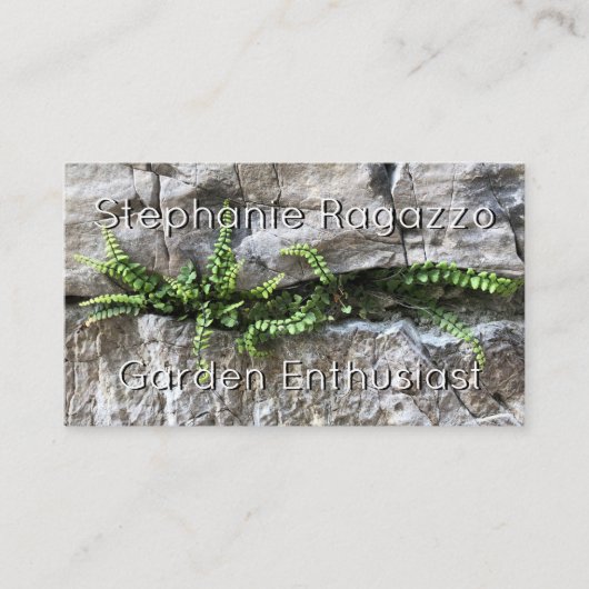 Vet ontwerp dat de aarde tot leven brengt visitekaartje (Voorkant)