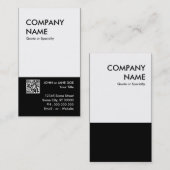 vet ontwerp je eigen QR-code Visitekaartje (Voorkant / Achterkant)