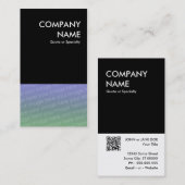 vet ontwerp je eigen QR-code Visitekaartje (Voorkant / Achterkant)