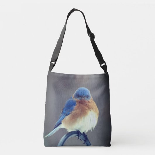 Vet Oosterse Bluebird Crossbody Tas (Achterkant)