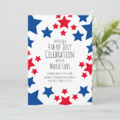 Vet op 4 juli: sterrengrens kaart (Staand voorkant)