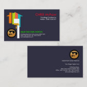 Vet opvallend Energetisch Multicolored Home Painte Visitekaartje (Voorkant / Achterkant)