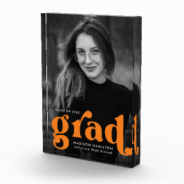 Vet Oranje Afstuderen voor typografie Fotoblokken