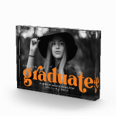 Vet Oranje Afstuderen voor typografie Fotoblokken (Rechts)