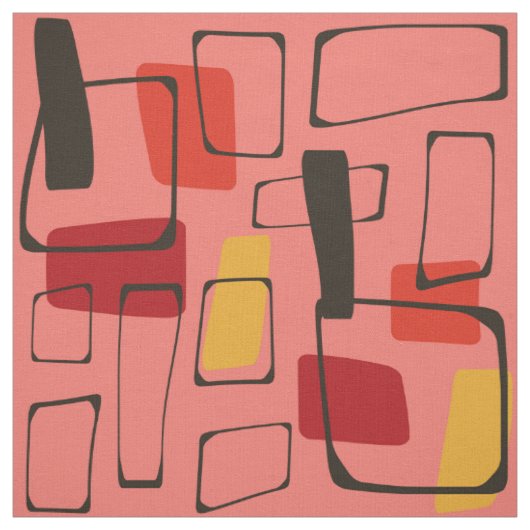 Vet Oranje kunstdeco Stof (Swatch)