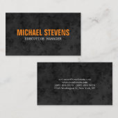 Vet Oranje stijlvol, modern Visitekaartje (Voorkant / Achterkant)