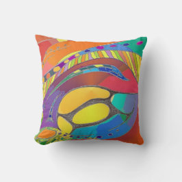 Vet organisch kussen rood