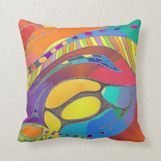 Vet organisch kussen rood