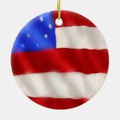 Vet-ornament van de luchtmacht keramisch ornament (Achterkant)