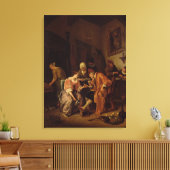 Vet oud Man Canvas Afdruk (Insitu (Woonkamer))