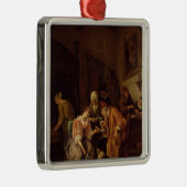 Vet oud Man Metalen Ornament (Rechts)