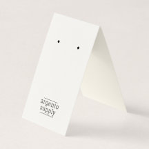 Vet over oorkaartje met Logo onderaan