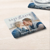 Vet overzicht sparen de Aankondiging van de Foto D Kartonnen Onderzetters (Schuin)