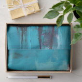 Vet Paarse Rozen op Blue Decoupage Tissuepapier (Geschenk)