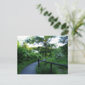 Vet pad naar het botenhuis briefkaart (Staand voorkant)